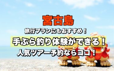 宮古島【ネット予約OK！釣り体験ができる人気ツアー７選】旅行プランにおすすめ！