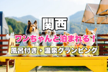関西【ペット同伴OK！温泉グランピング人気宿3選】おすすめスポット紹介！